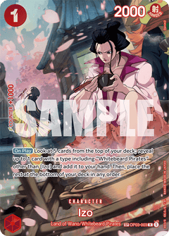 Izo (OP03-003) OP07 Special Rare (SP)