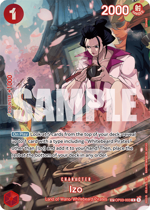 Izo (OP03-003) OP07 Special Rare (SP)