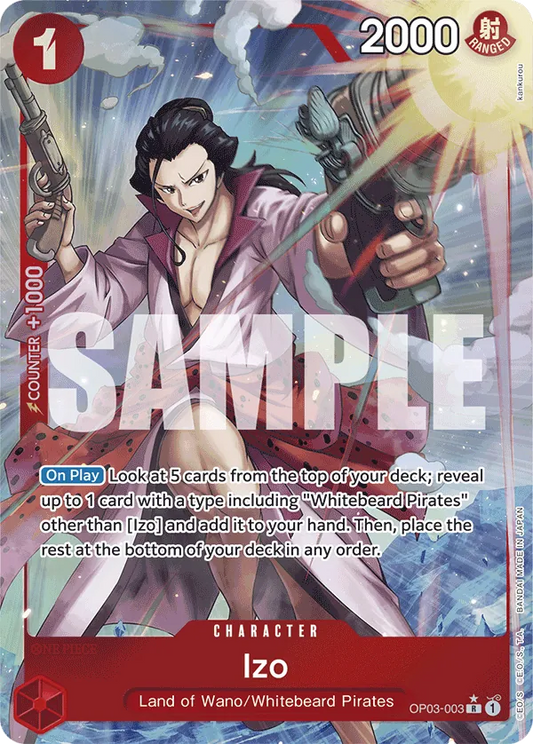 Izo (OP03-003) PRB01 Alternate Art (AA)