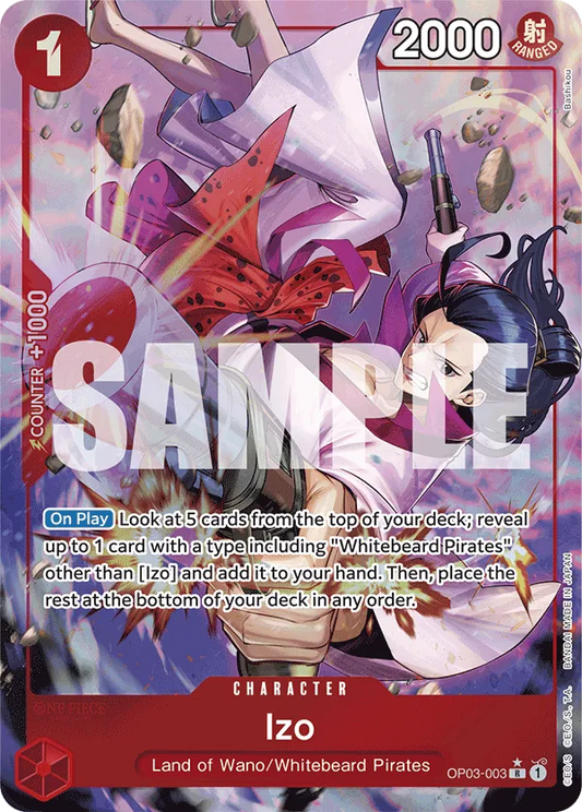 Izo (OP03-003) PRB01 Alternate Art (AA)