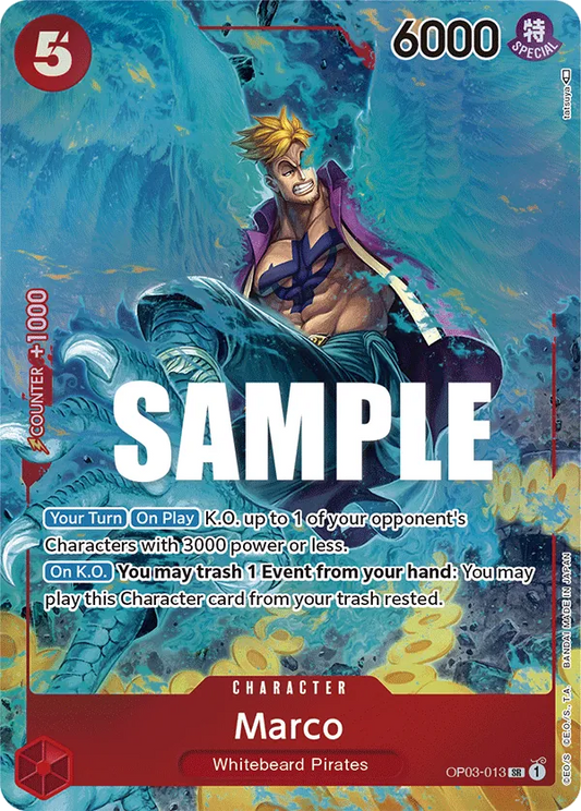 Marco (OP03-013) OP03 Alternate Art (AA)