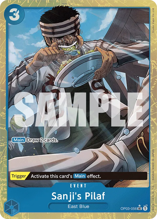 Sanji's Pilaf (OP03-056) PRB01 Alternate Art (AA)