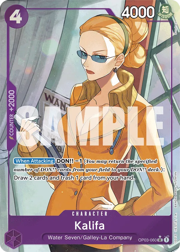 Kalifa (OP03-060) PRB01 Alternate Art (AA)