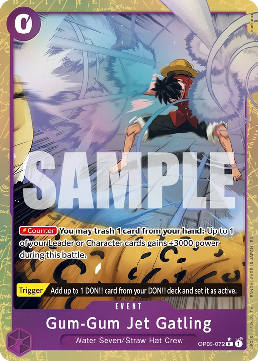 Gum-Gum Jet Gatling (OP03-072) PRB02 Alternate Art (AA)