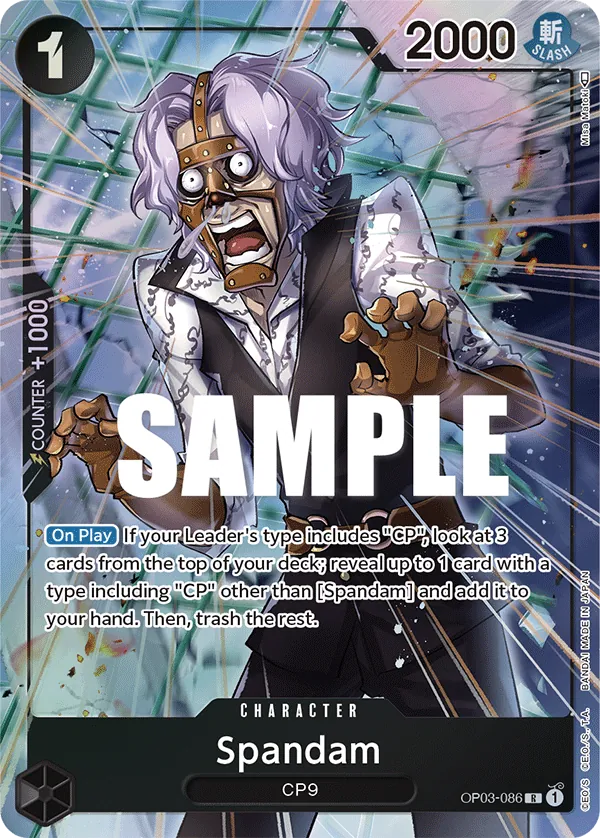 Spandam (OP03-086) OP03 Alternate Art (AA)