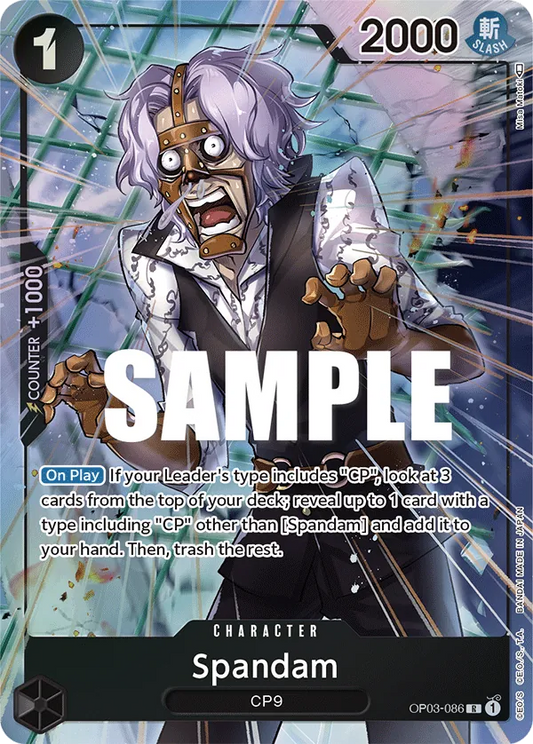 Spandam (OP03-086) OP03 Alternate Art (AA)