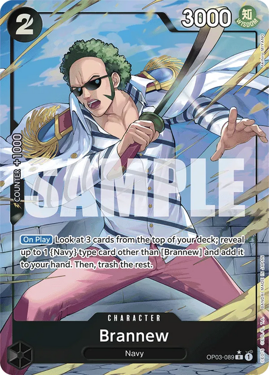 Brannew (OP03-089) PRB01 Alternate Art (AA)