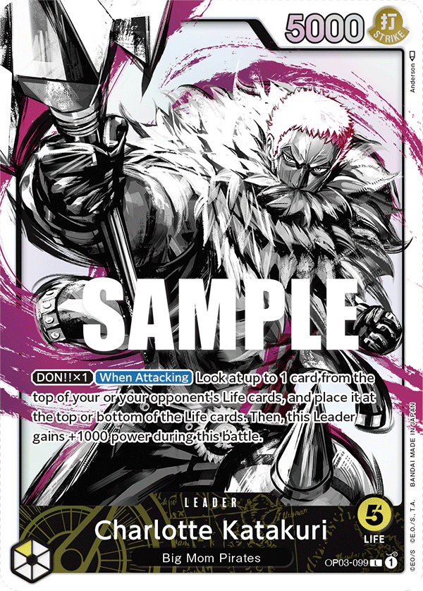 Charlotte Katakuri (OP03-099) OP03 Leader Alt Art (AA)