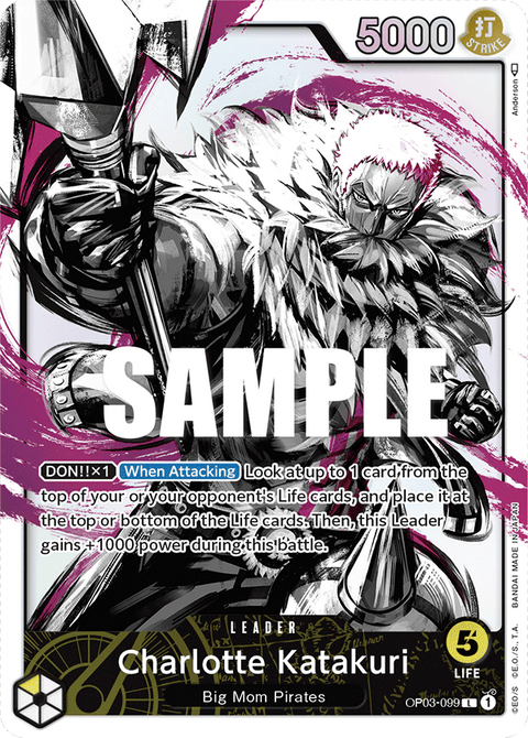 Charlotte Katakuri (OP03-099) OP03 Leader Alt Art (AA)