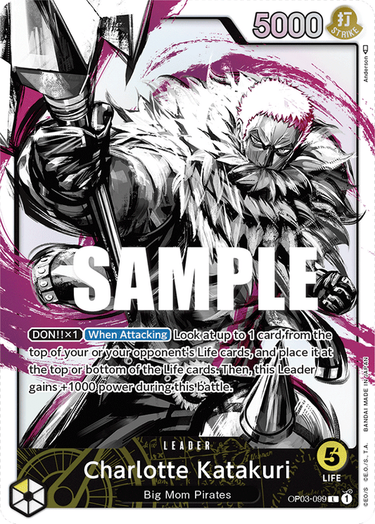 Charlotte Katakuri (OP03-099) OP03 Leader Alt Art (AA)