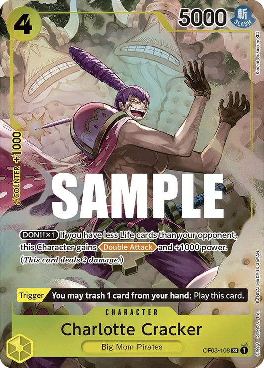 Charlotte Cracker (OP03-108) OP03 Alternate Art (AA)