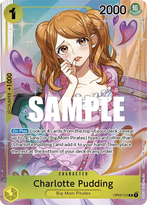 Charlotte Pudding (OP03-112) OP03 Alternate Art (AA)