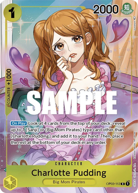 Charlotte Pudding (OP03-112) OP03 Alternate Art (AA)