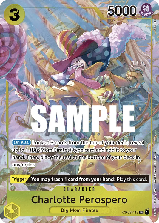 Charlotte Perospero (OP03-113) OP03 Alternate Art (AA)