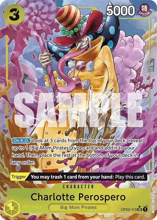 Charlotte Perospero (OP03-113) PRB01 Alternate Art (AA)