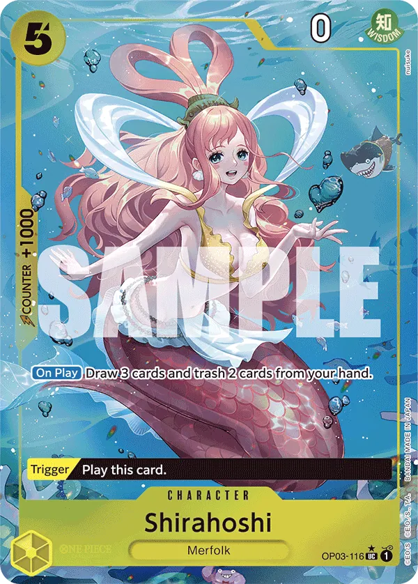 Shirahoshi (OP03-116) PRB01 Alternate Art (AA)