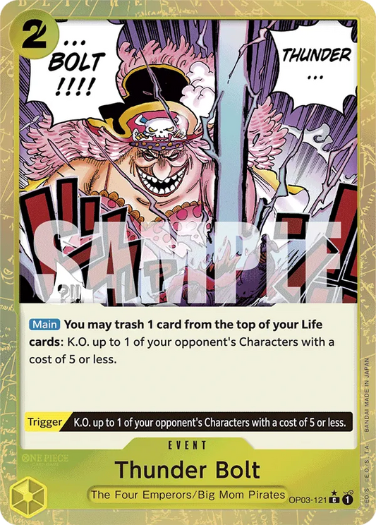 Thunder Bolt (OP03-121) PRB01 Alternate Art (AA)