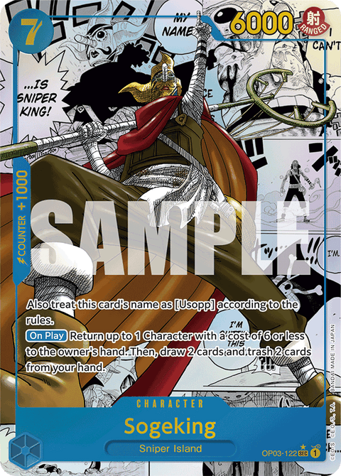 Sogeking (OP03-112) PRB01 Manga Rare