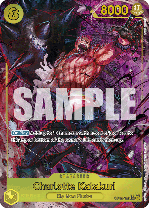 Charlotte Katakuri (OP03-123) PRB01 Secret Rare (SEC) Alt Art (AA)
