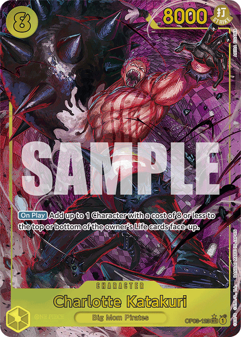 Charlotte Katakuri (OP03-123) PRB01 Secret Rare (SEC) Alt Art (AA)