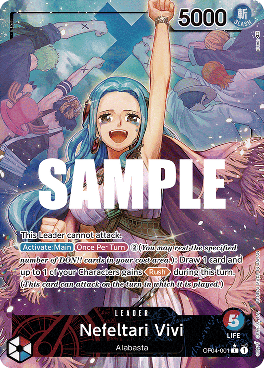 Nefertari Vivi (OP04-001) OP04 Leader Alt Art (AA)