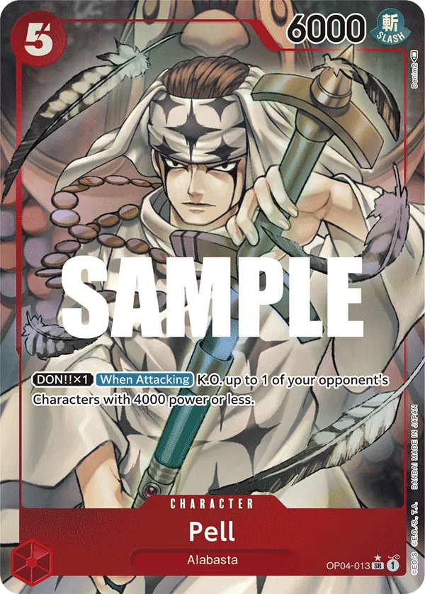 Pell (OP04-013) OP04 Alternate Art (AA)