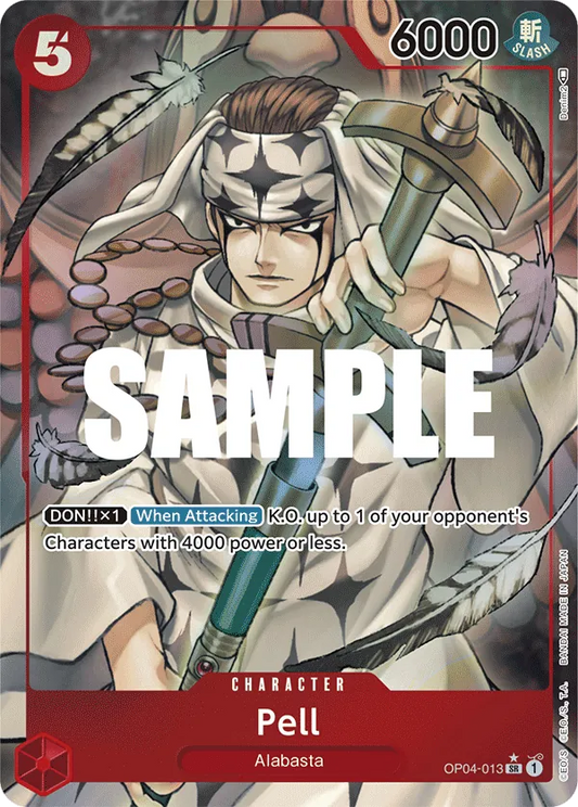 Pell (OP04-013) OP04 Alternate Art (AA)