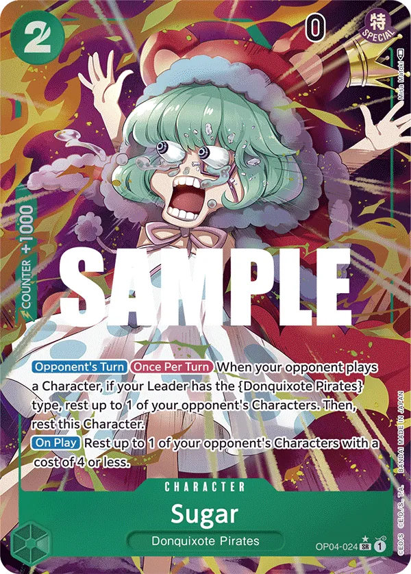 Sugar (OP04-024) OP04 Alternate Art (AA)