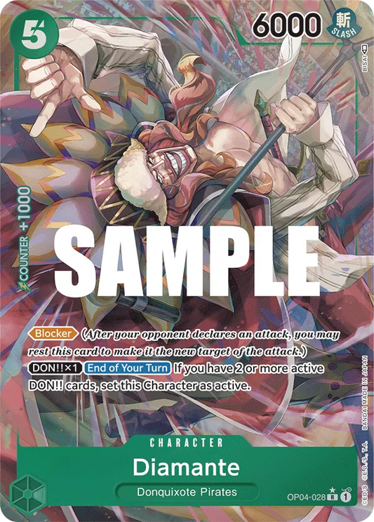 Diamante (OP04-028) OP04 Alternate Art (AA)