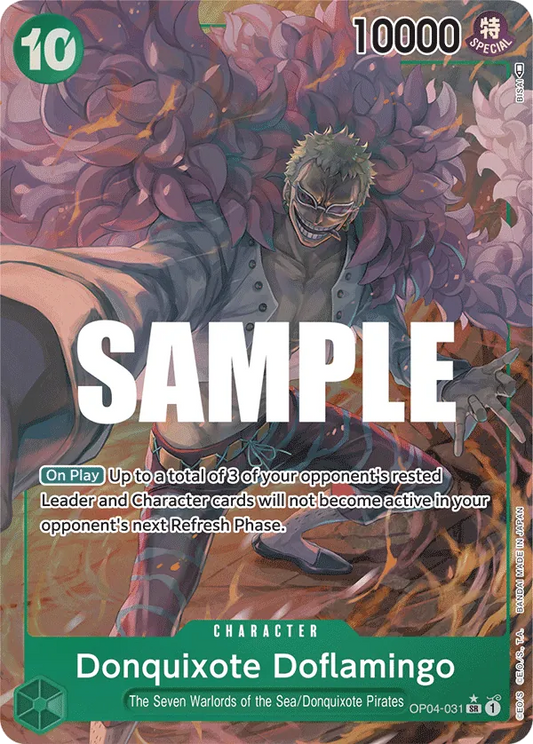 Donquixote Doflamingo (OP04-031) OP04 Alternate Art (AA)