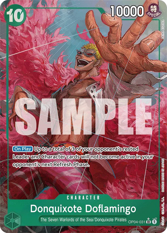 Donquixote Doflamingo (OP04-031) PRB01 Alternate Art (AA)