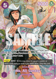 Ms. All Sunday (OP04-064) OP06 Special Rare (SP)