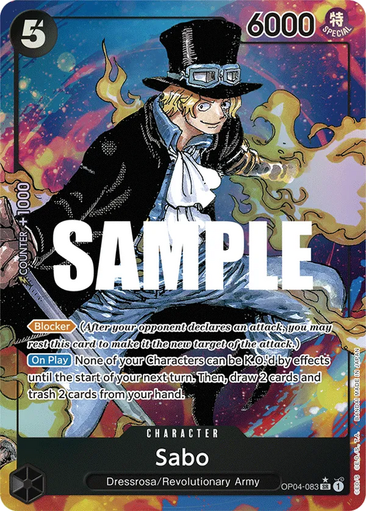 Sabo (OP04-083) OP04 Alternate Art (AA)