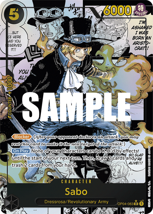 Sabo (OP04-083) OP04 Manga Rare