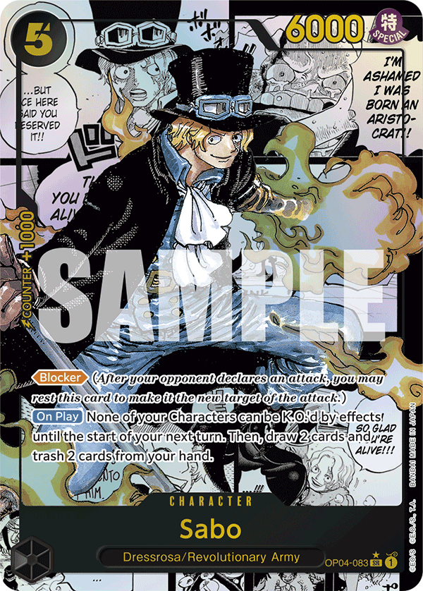 Sabo (OP04-083) PRB01 Manga Rare