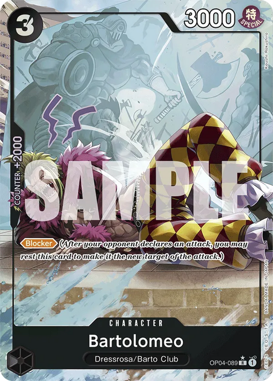 Bartolomeo (OP04-089) PRB01 Alternate Art (AA)