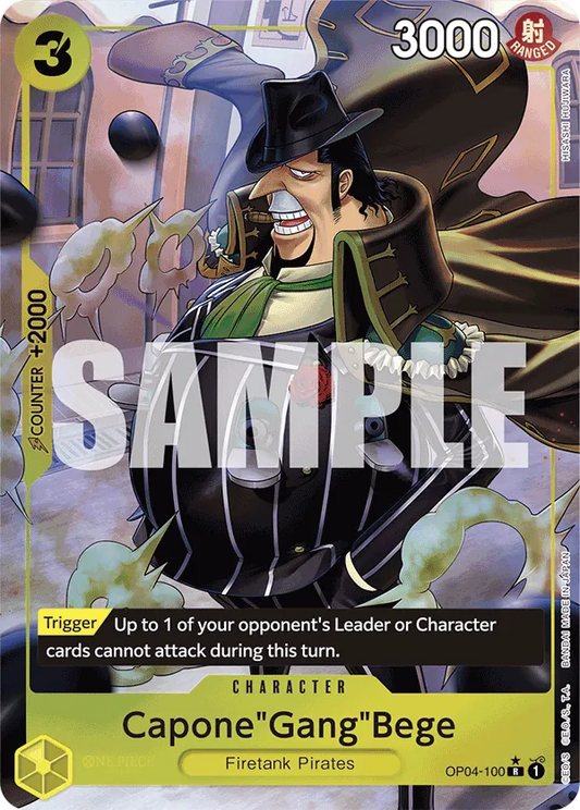 Capone"Gang"Bege (OP04-100) PRB01 Alternate Art (AA)