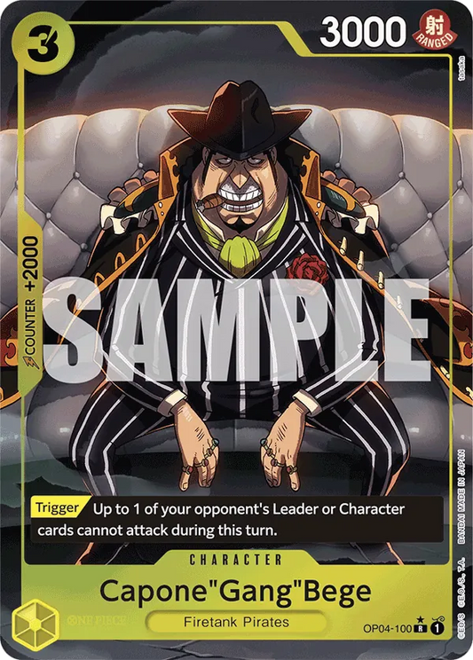 Capone"Gang"Bege (OP04-100) PRB01 Alternate Art (AA)