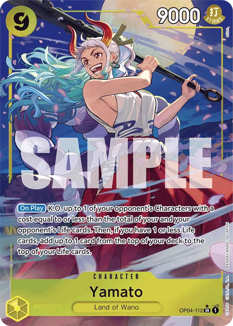 Yamato (OP04-112) PRB01 Alternate Art (AA)