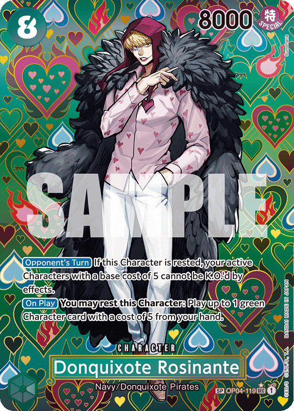 Donquixote Rosinante (OP04-119) OP09 Special Rare (SP)