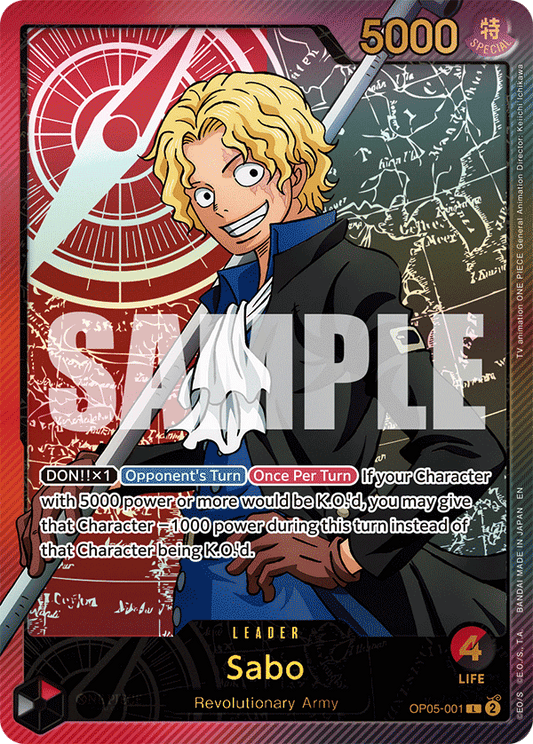 Sabo (OP05-001) EB02 Leader Alt Art (AA)
