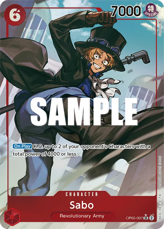 Sabo (OP05-007) OP05 Alternate Art (AA)