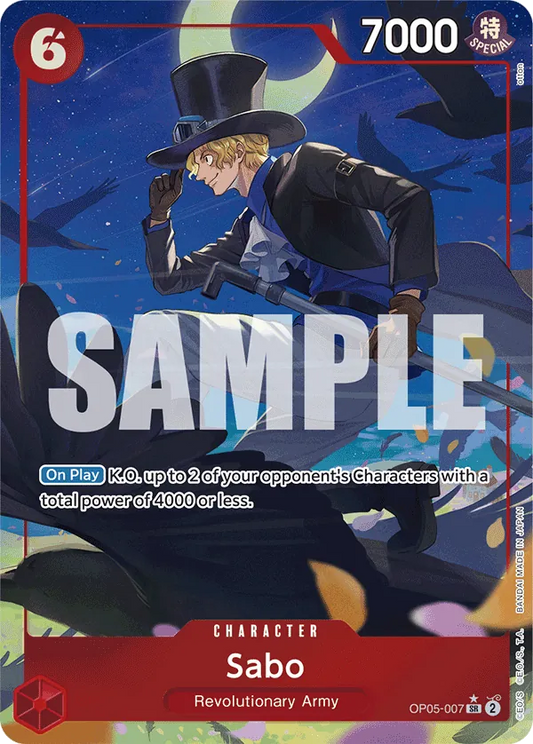 Sabo (OP05-007) PRB01 Alternate Art (AA)