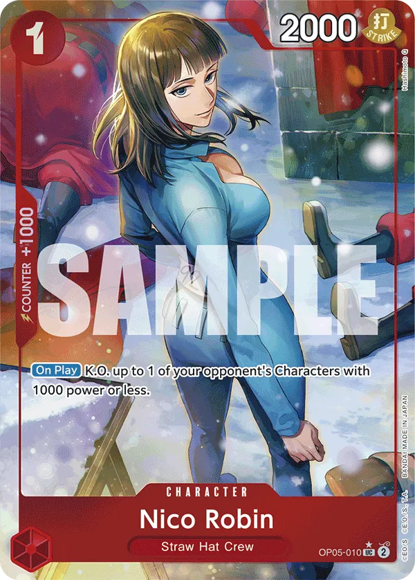 Nico Robin (OP05-010) PRB01 Alternate Art (AA)