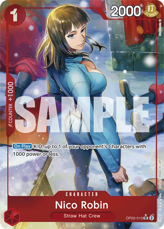 Nico Robin (OP05-010) PRB01 Alternate Art (AA)
