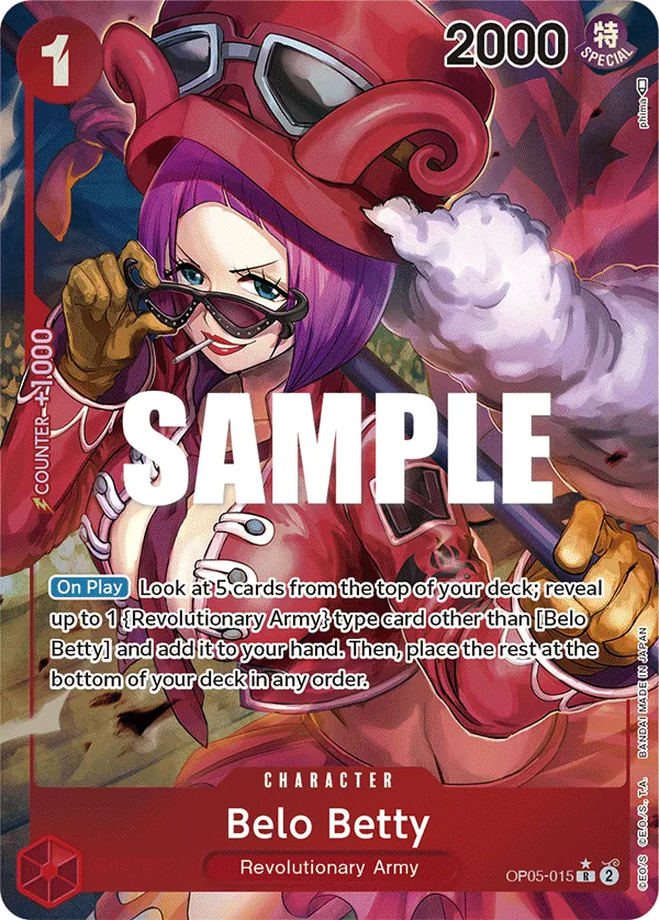 Belo Betty (OP05-015) OP05 Alternate Art (AA)