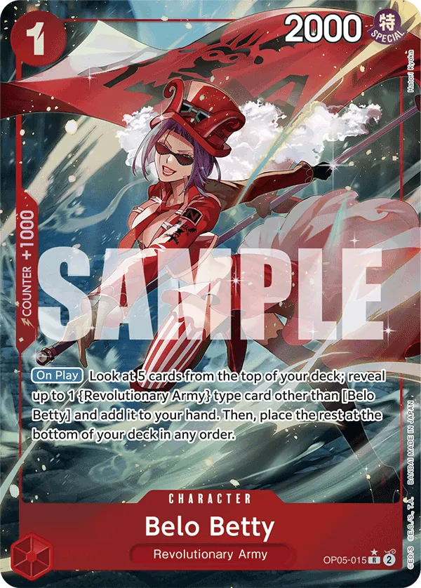 Belo Betty (OP05-015) PRB01 Alternate Art (AA)
