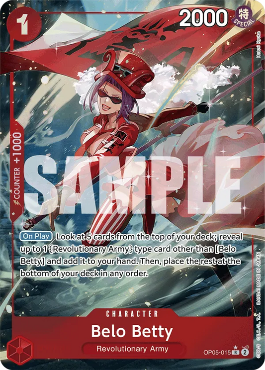 Belo Betty (OP05-015) PRB01 Alternate Art (AA)