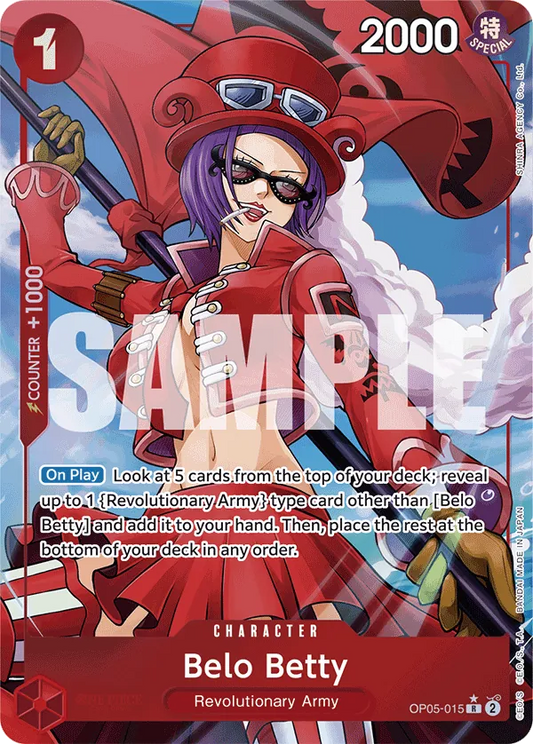 Belo Betty (OP05-015) PRB01 Alternate Art (AA)