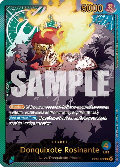 Donquixote Rosinante (Corazon) (OP05-022) EB02 Leader Alt Art (AA)